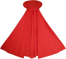 Red Cape with Collar - Halloween Cosplay Costume Party
