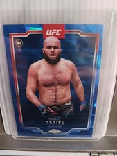 2025 Topps Chrome Sapphie UFC 4-Card Bundle Including Shamil Gaziez Rookie Card