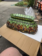 Tiffany Style Stained Glass Pool Game Table Ceiling Dining Pendant Dragonfly NEW