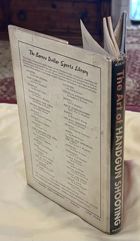 1941, The Art of Handgun Shooting, Charles Askins Jr., Original Cover, VGC - Image 3 of 4