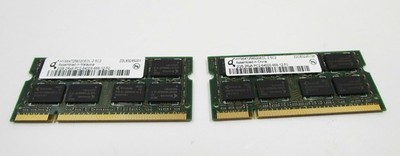 4GB (2x2GB) QIMONDA HYS64T256020EDL-2.5C2 SODIMM PC2-6400S Laptop Memory RAM