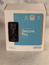 Lockly Secure Pro Zeno Series Deadbolt Lock, Fingerprint, WiFi Matte Black