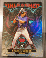 Panini 2025 Donruss Unleashed Charlie Condon Rockies RC #15 Holo #041/199
