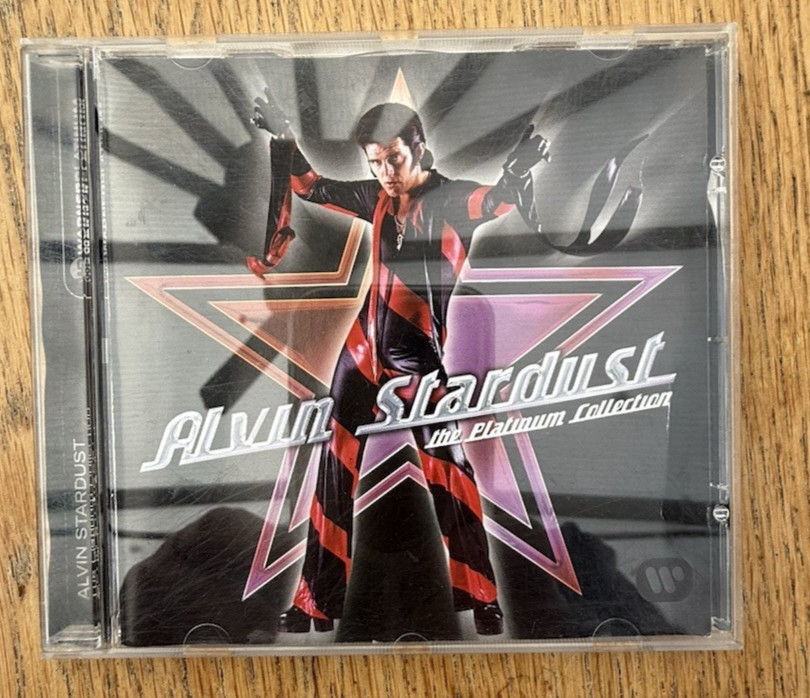 Alvin Stardust Platinum Collection CD Booklet Signed By Alvin Stardust