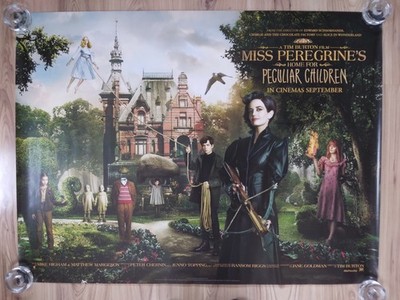 Miss Peregrine's Home for Peculiar Children original movie 2016 poster UK quad