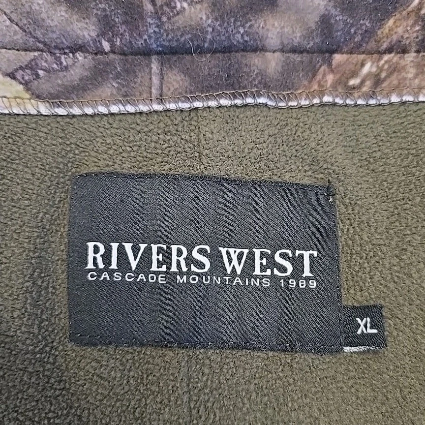 Rivers West Mens Camo Pants Sz XL Advanced Waterproof Fleece Mossy Oak Hunting - Image 3 of 4