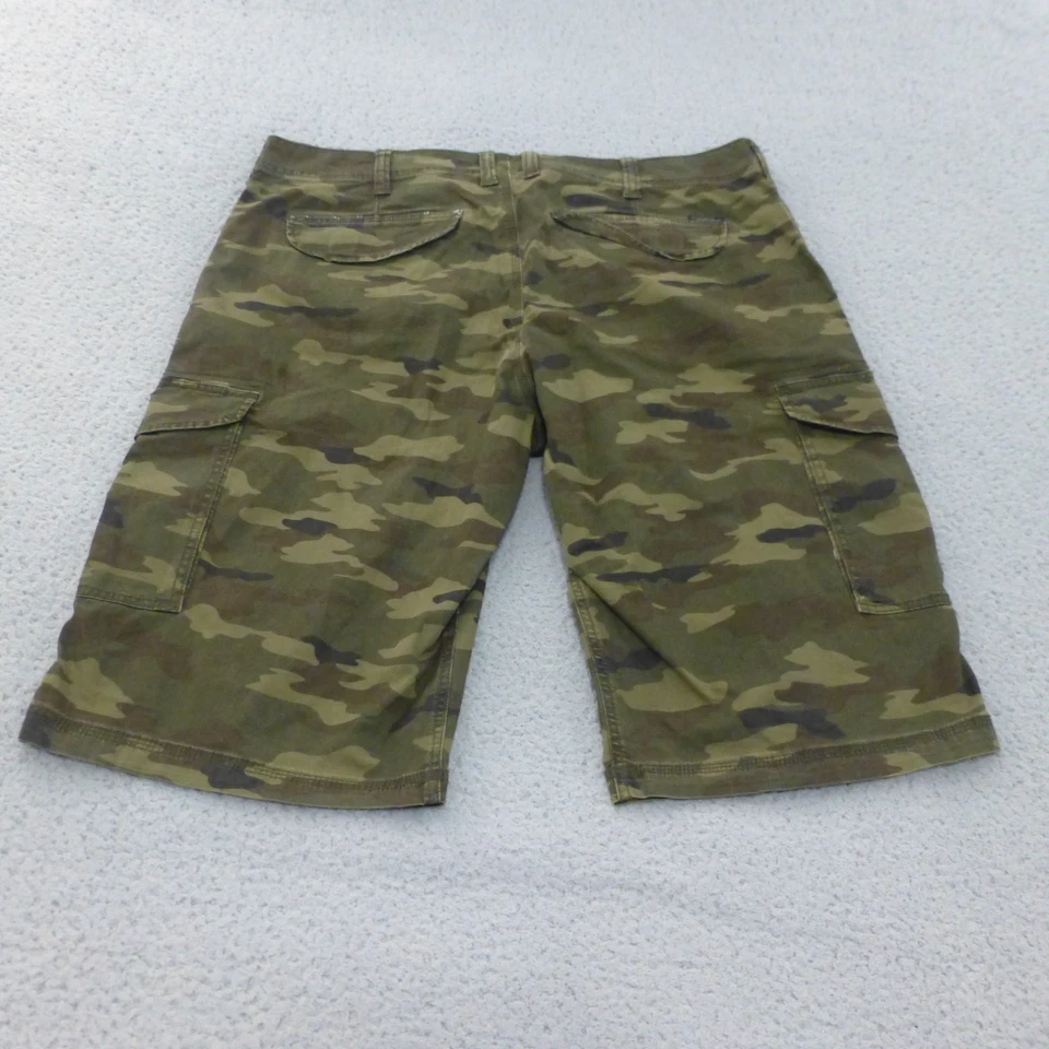 Pantalones Cortos Lee Para Hombre 42 Camuflados Carga Verde Trabajo Sueltos Bolsillos Exterior Foto 2 de 4