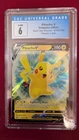 CGC 6 Pokemon Pikachu V SWSH198 Sword & Shield Promo Cards 2022 Holo