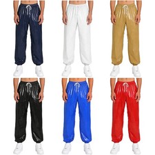 Men Trousers Training Pants Side Pockets Sweatpants Athletic Daily Fitness Gym