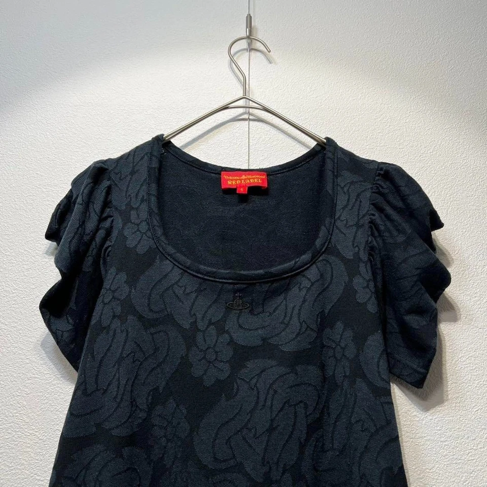 VIVIENNE WESTWOOD ETIQUETA ROJA Vestido Vintage Estampado Completo Volantes Foto 3 de 4