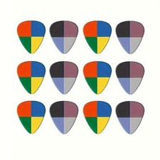 Smooth Responsive Sturdy Versatile High-Quality Robust 10-Piece PVC Guitar Picks