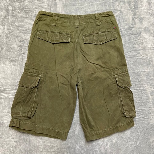 Tommy Hilfiger Cargo Shorts Kids Size 10 Green - Picture 2 of 11