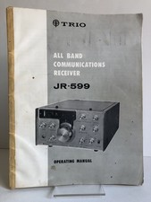 SCARCE "Trio All Band Communications Receiver JR-599 Operating Manual" - booklet