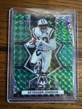 2022 Panini Mosaic #155 Keyshawn Johnson Mosaic Green New York Jets