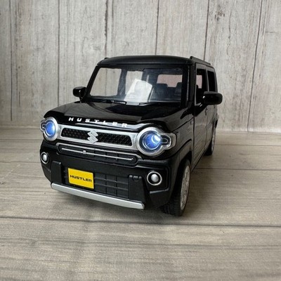 Suzuki Hustler 1/22 Suzuki Hustler Diecast Mini Car LED Hustler HUSTLER schwarz