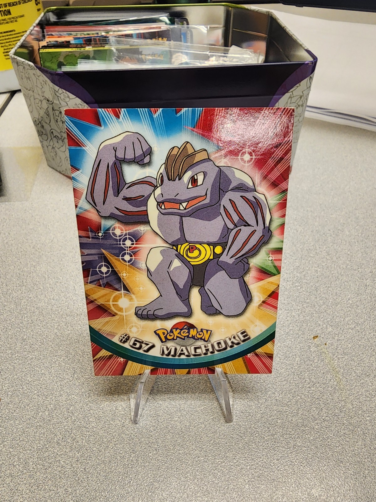 Machoke #67 Topps Trading Cards Series 1 Pokemon