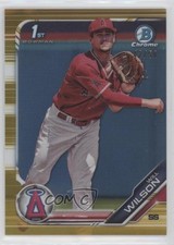 2019 Bowman Draft Chrome Gold Refractor 42/50 Will Wilson #BDC-182 3q5