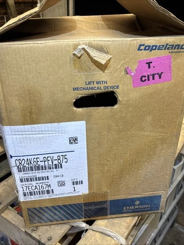 NEW Copeland CR24K6E-PFV-875 Compressor, 1 PH, R22, 24500 BTU (230V)