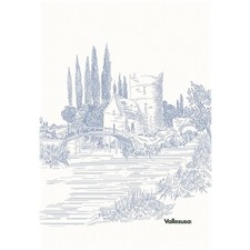 Canovaccio da cucina Vallesusa della linea Toile variante LIN07 PONTE - misto li