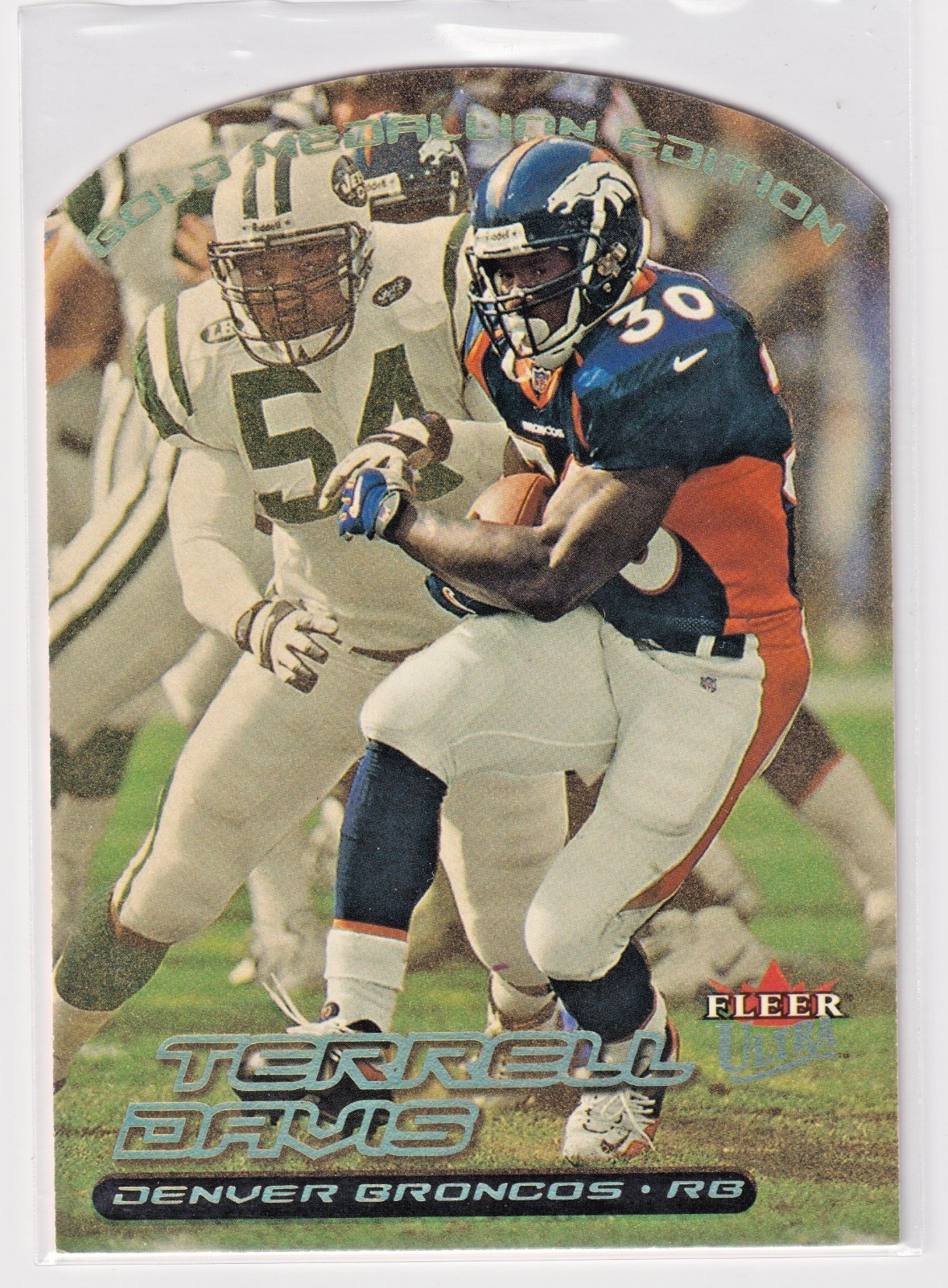 2000 Fleer Ultra Terrell Davis #128 Gold Medallion Edition