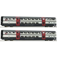 Roco H0 6200216 2Er-Set Doppelstockwagen IC2000 2. Klasse SBB Ep. V-VI NEU