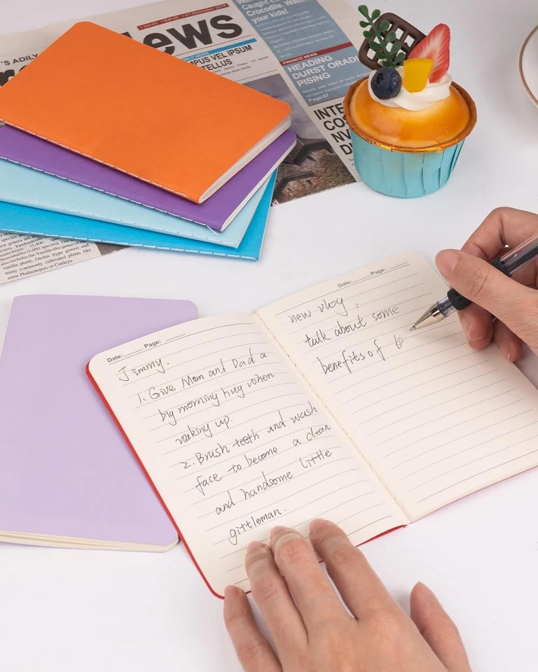 Small Lined Notebooks Bulk 120 Pack Mini Journal Pocket Notepads Set Colorful Co - Image 4 of 4