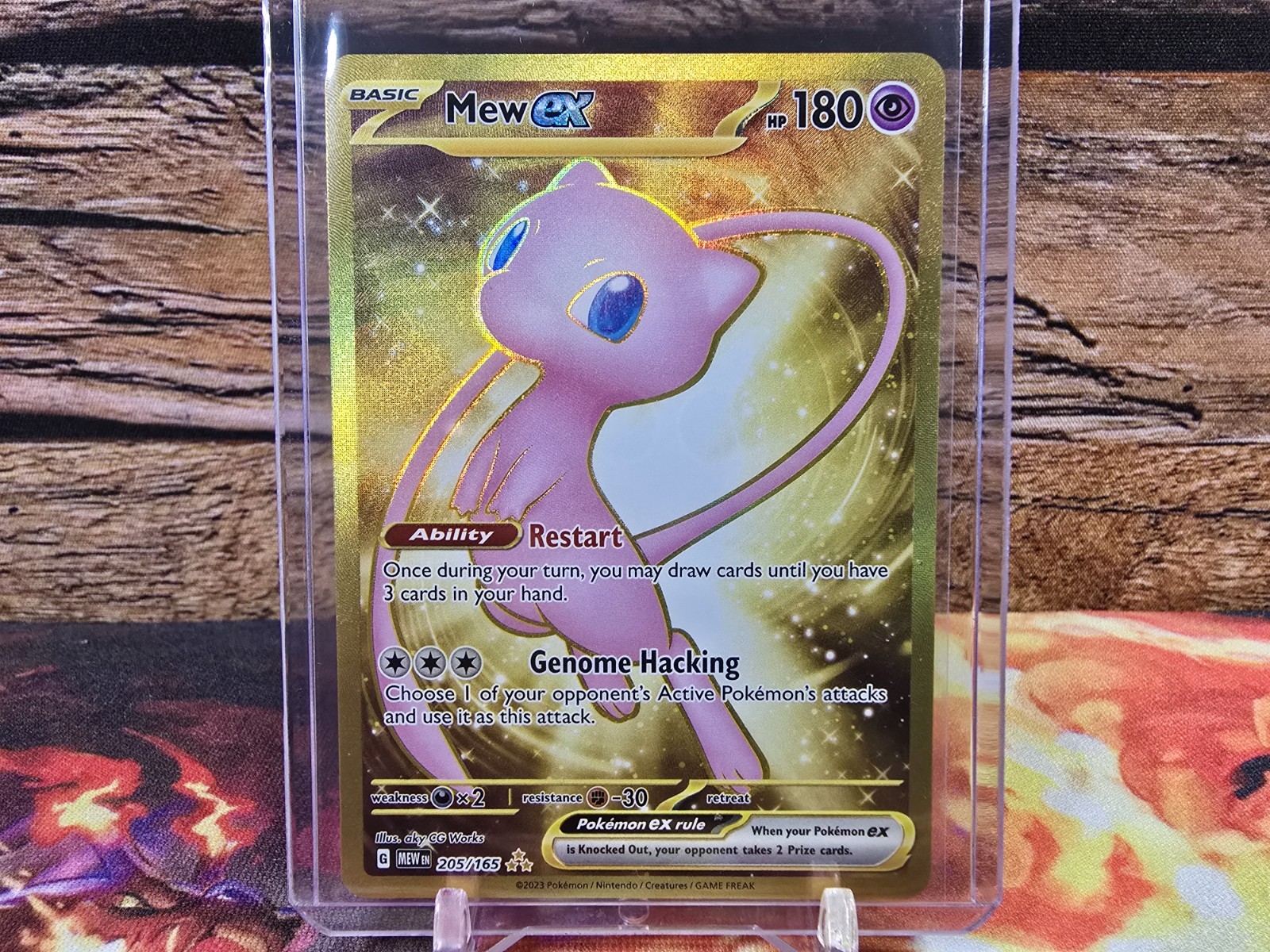 Mew ex 2023 Scarlet & Violet: 151 #205/165 Hyper Rare (Secret