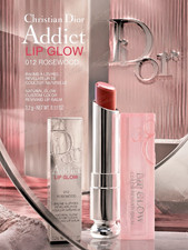 DIOR - Addict lip Glow - Shade: 012 Rosewood - 0.11 oz/ 3.2 g
