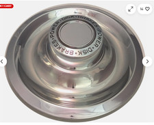 New Power Disk Brakes Corvette Camaro Chevelle Rally Wheel Center Hub Cap Set