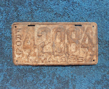 1925 NEW MEXICO License Plate # 42084