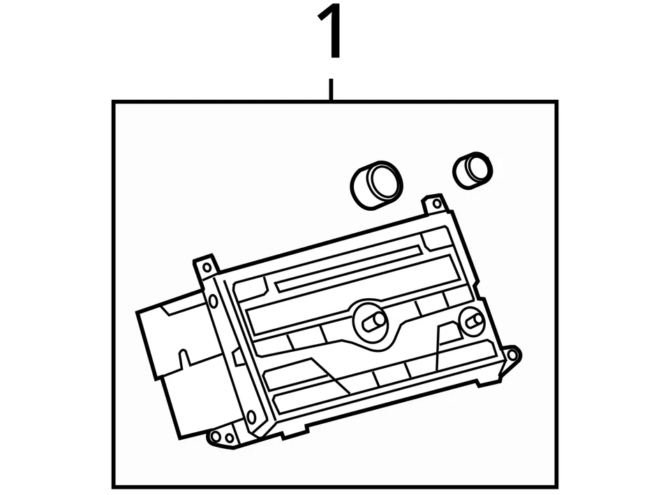 Receptor de radio reproductor de CD Toyota Venza Am Fm 2009-2009 Q79BM Foto 4 de 4