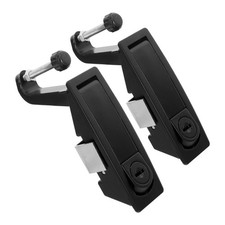 Reusable Zinc Alloy Panel Door Lock with Key Push Type Electric Cabinet Latch