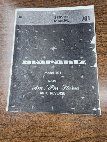 Marantz Model 701 Receiver Service Manual - Picture 1 of 2