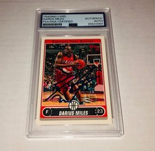 Darius Miles 2006-07 #74 Signed Card Auto PSA RARE