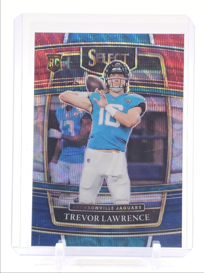 TREVOR LAWRENCE 2021 SELECT CONCOURSE ROOKIE TRI-COLOR RC /249 Q6561