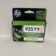 HP 935 CYAN MAGENTA YELLOW TRI COLOR INK CARTRIDGE 3 PACK EXPIRES 2022