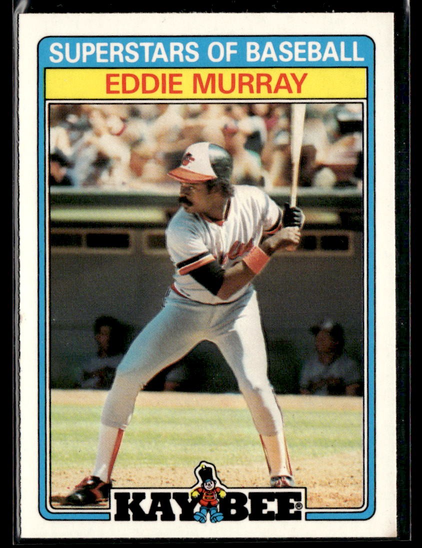 1987 Topps Kay-Bee Superstars of Baseball #22 Eddie Murray Baseball Card 1802N
