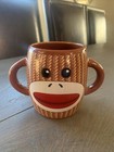 Galerie Brown Sock Monkey Ceramic Coffee Mug — photo 1