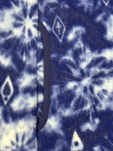 Columbia Disney Frozen Jacket Girl M 10/12 Blue White Fleece Full Zip Outdoor - Picture 8 of 10