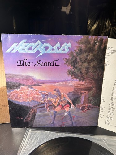 NECROSIS The Search LP 1989 Brazil Heavy Metal Maniac RARE Chilean Death Thrash - Picture 2 of 9