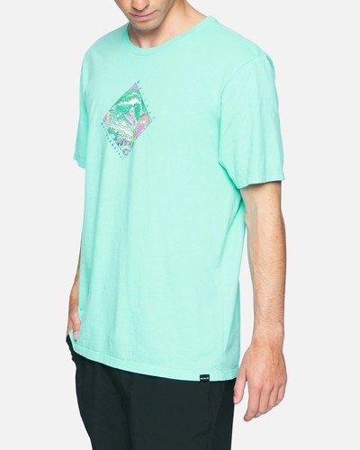 Hurley Men's T-Shirt Everyday Washed Sendy Surf Wave Graphic Short Sleeve Tee - 第 2/4 張圖片