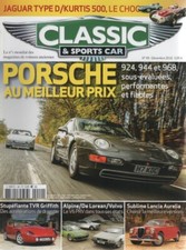 CLASSIC & SPORTS CAR 49 S2 JAGUAR TYPE D KURTIS 500 ROADSTER 57 TVR GRIFFITH 500