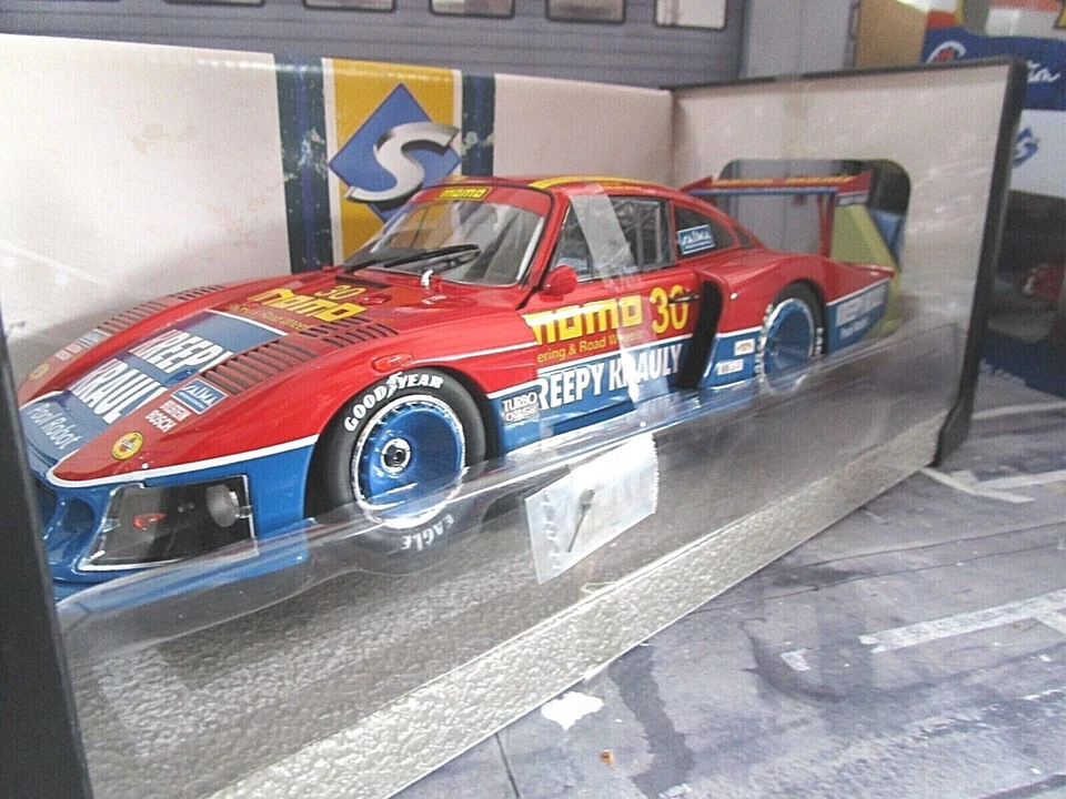 PORSCHE 935 Turbo IMSA MidOhio 1983 #30 Moretti Krauly Moby Dick SP Solido 1:18 - Bild 2 von 4