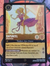 Rapunzel - Gifted Artist 31/P1 	Tournament Promo Card Disney Lorcana DLPC