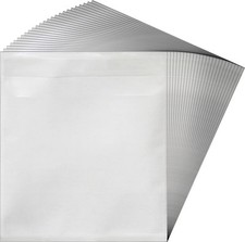 25 Adhesive Backed CD Plastic Booklet Disc Display Sleeves Inserts DVD CDIVSB