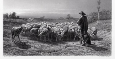 Awesome 1800s ROSA BONHEUR Engraving 
