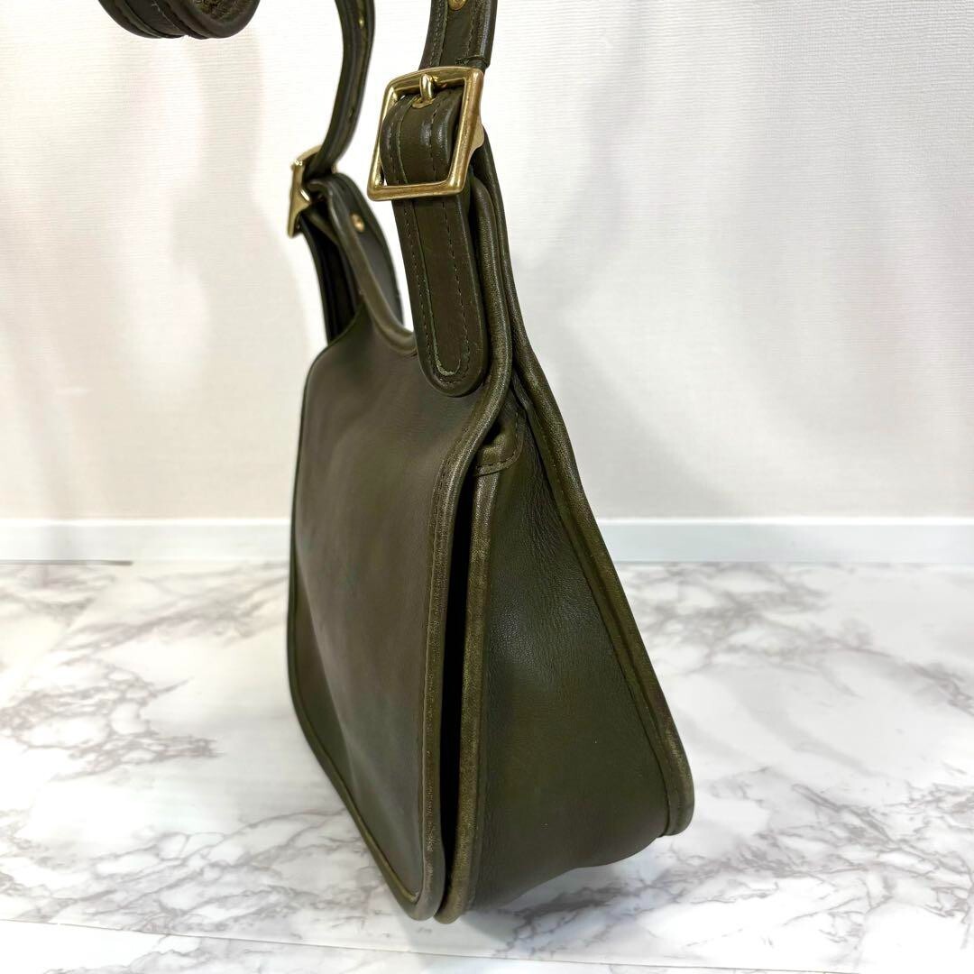 Rare Old Coach 9949 Shoulder Bag Olive Green Vintage Auth | eBay