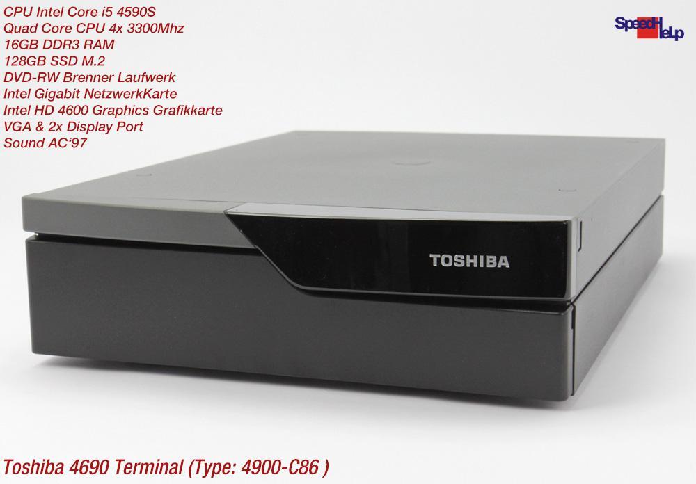 TOSHIBA POS COMPUTER 4690 TERMINAL IBM 4900-C86 TCx-700