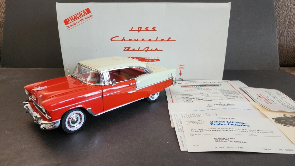 DANBURY MINT 1955 CHEVROLET BEL AIR 1/16 DIECAST SR | eBay