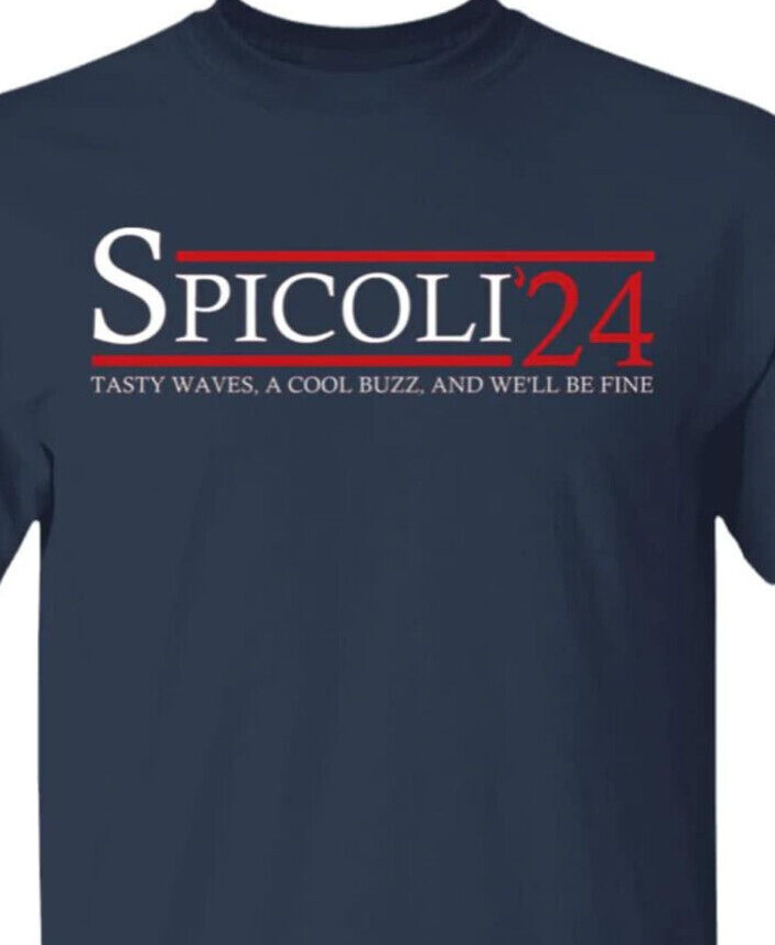 Spicoli for President 2024 Tasty Waves T shirt tee or long